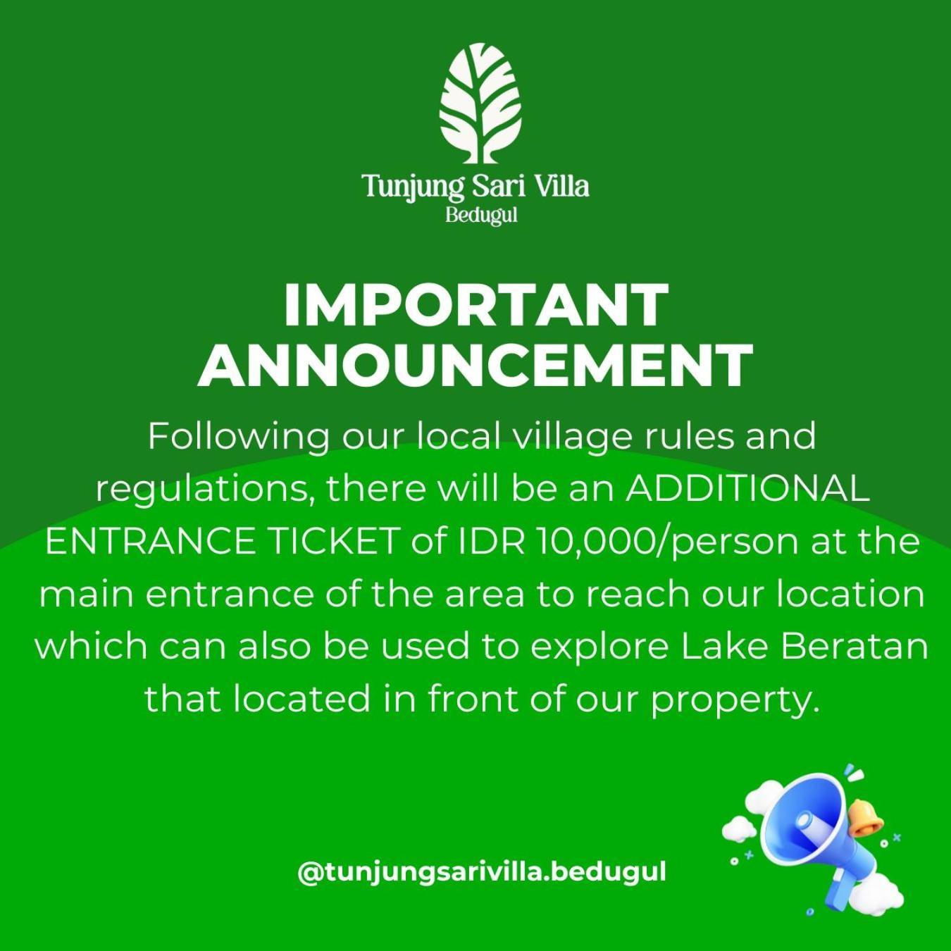 Tunjung Sari Villa Bedugul Bedugul  Extérieur photo